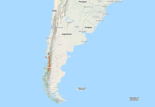Patagonien-Karte